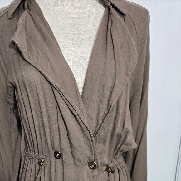 Cato utility jacket in taupe/brown - Picture 3 of 10